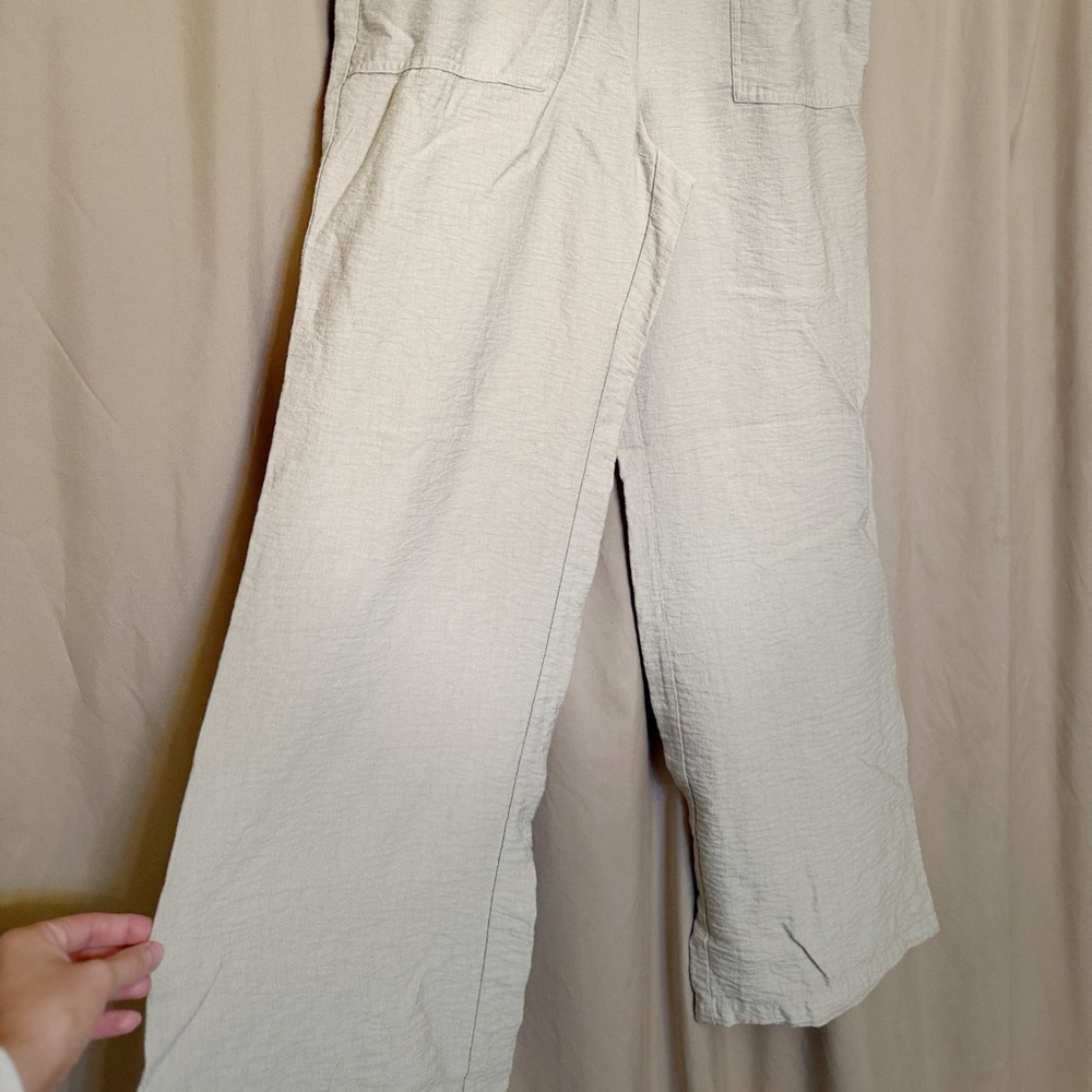 Light Gray Drawstring Pants - Picture 3 of 4